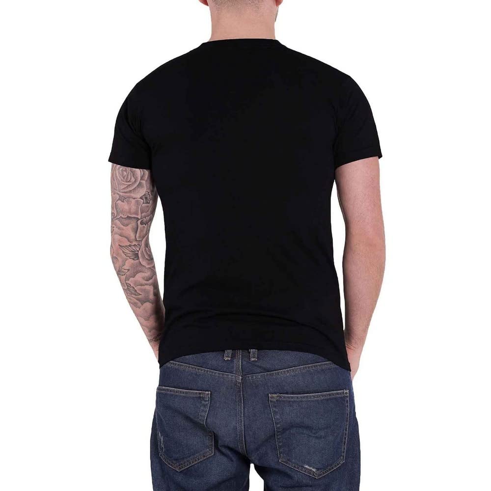 Official Michael Jackson Dangerous Logo Men's Black T-Shirt - Vintage Music Band Tee for Concerts, Casual Wear & Fan Gifts