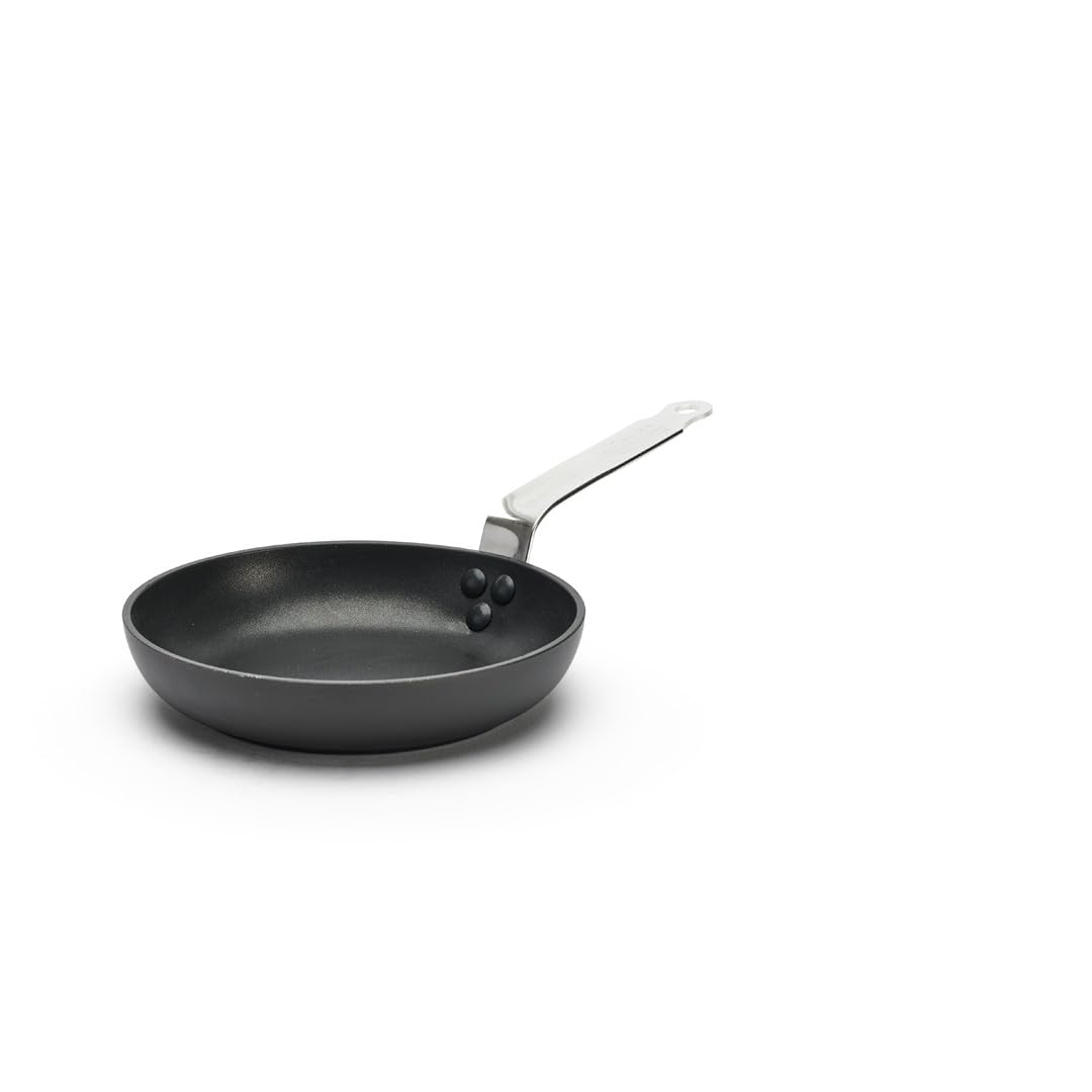 De Buyer Choc Intense Carbon Steel Frying Pan - Professional French Skillet for Searing, Sautéing & Flipping - Perfect for Home Chefs & Restaurant Use