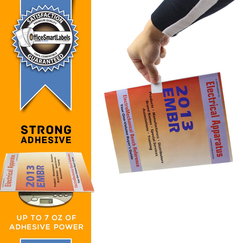 OfficeSmartLabels 1 x 1.5 Inch Book Spine Labels - 50 Rolls (750 Labels Per Roll) - Compatible with Avery 30347 - Perfect for Library, Office & School Organization
