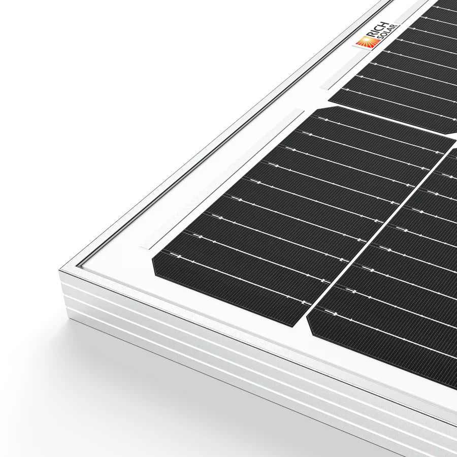 100 Watt Solar Panel | 12V Off-Grid Solar Power Kit for RV, Van, Boat & Camping | UL Certified | 25-Year Warranty | Portable Solar Charger for Outdoor Adventures, Emergency Power & Off-Grid Living