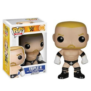 Funko Pop WWE Triple H Vinyl Figure #09 (BVJR276) - Collectible Wrestling Action Figure for Display & Gifts
