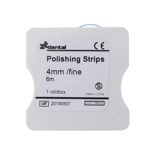 HEALLILY Dental Polishing Strips for Teeth Whitening - Resin Interdental Sanding & Grinding Tools for Dentists (1 Box, Blue) | Perfect for Professional Dental Labs & At-Home Teeth Care