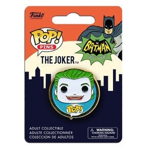 DC Universe Pop! Pins - The Joker (Classic TV Series) Collectible Enamel Pin - Perfect for Backpacks, Jackets & Pin Collections