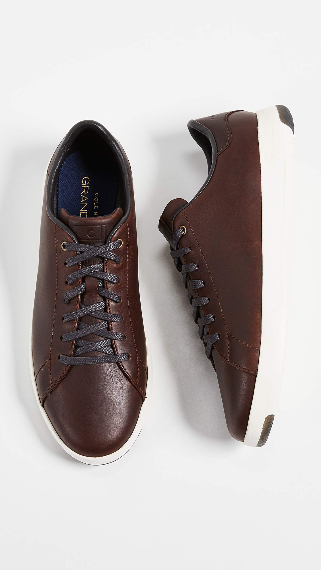 Cole Haan Men's Grandpro Tennis Sneaker - Lightweight Comfortable Walking Shoes for Men, Breathable Mesh Upper, Cushioned Support, Size 9 US, Mesquite/Dark Coffee - Perfect for Gym, Workout & Casual Wear