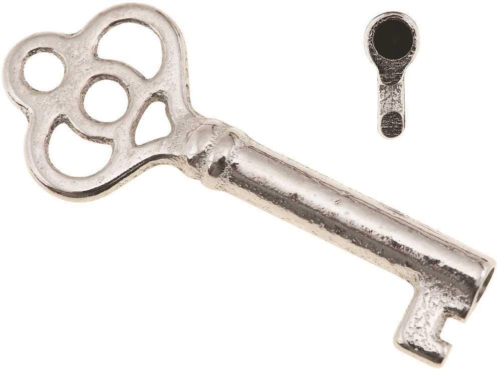 Small Malleable Iron Cabinet Barrel Key - Vintage Style Durable Lock Key for Antique Furniture, Jewelry Boxes & Cabinets - Perfect for Home Security and Restoration Projects