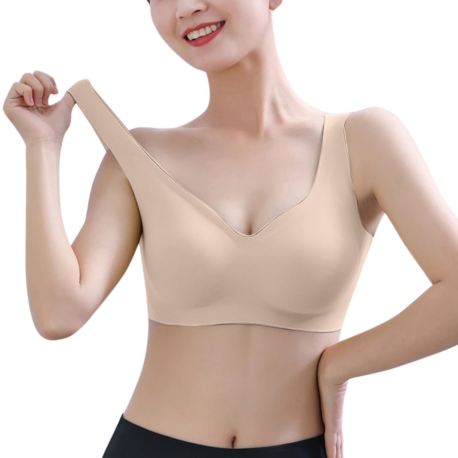 Seamless Sports Bra for Women - No Steel Ring, Push Up, Comfortable Workout & Yoga Bra - Perfect for Gym, Running, and Everyday Wear