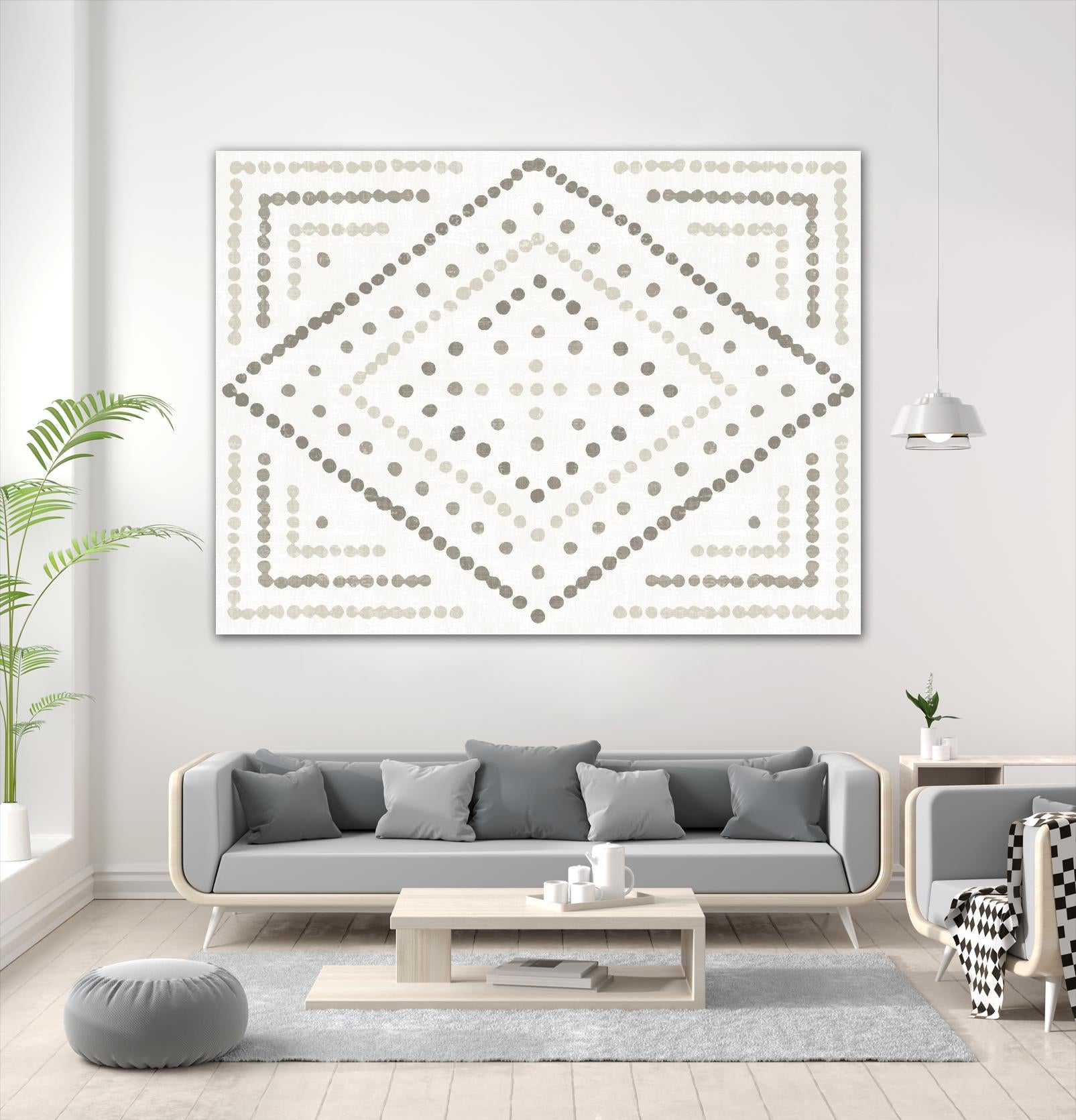 Daisy Dots Tile II Neutral - Peel and Stick Wall Tiles for Kitchen Backsplash, Bathroom Decor & Home Renovation | Easy DIY Installation, Waterproof & Removable