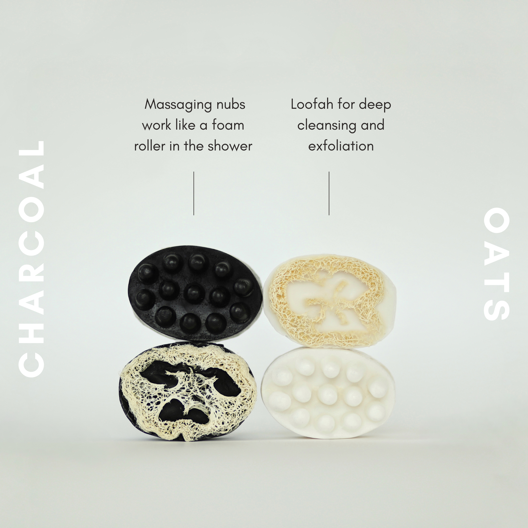 Oatmeal Massage Bar Soap for Relaxation - Natural Skin Care & Aromatherapy | Perfect for Spa, Bath & Self-Care Routines