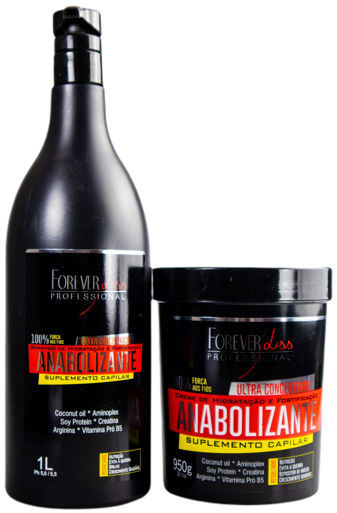 Anabolic Capillary Strength & Nutrition Kit - Professional 2-in-1 Hair Growth Treatment | Forever Liss | For Thicker, Stronger Hair at Home or Salon