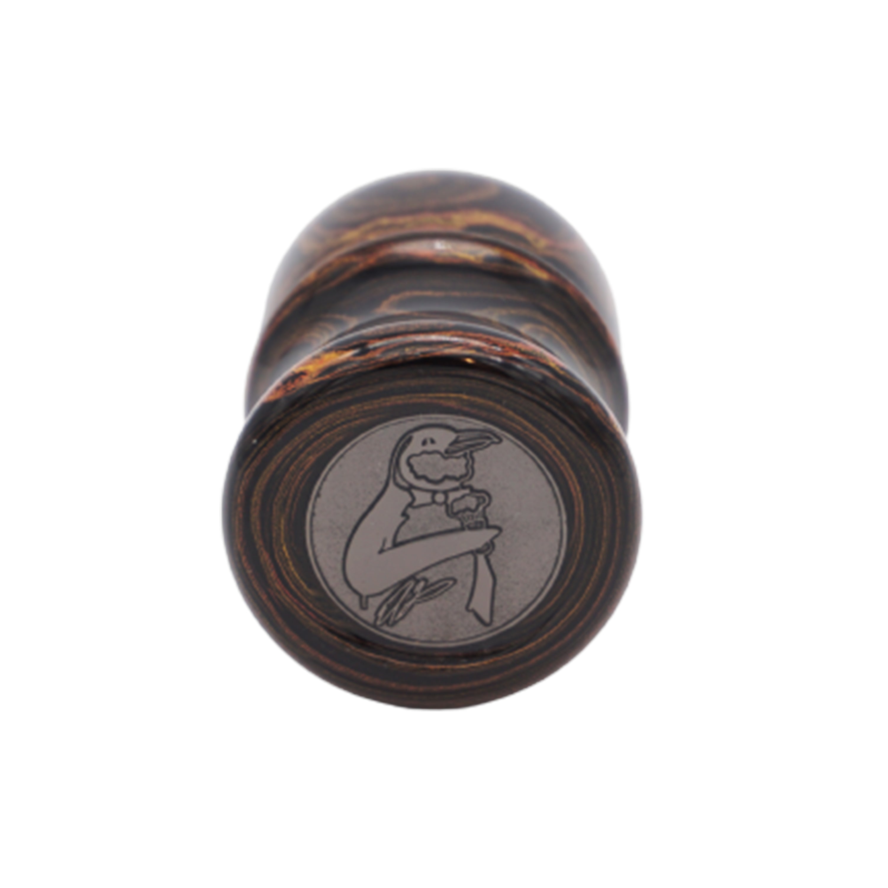 Premium Honey Ebonite Handmade Shaving Brush Handle - Fits 24mm & 26mm Knots - Perfect for Wet Shaving & Grooming Gifts for Men