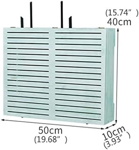 WiFi Router Wall Mount Shelf - Floating Storage Bracket for TV Accessories, Set Top Box & Cable Management | Perfect for Living Room, Bedroom or Office Organization