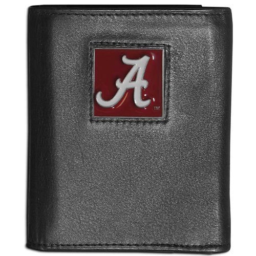 Siskiyou Sports NCAA Leather Tri-Fold Wallet for Men - Durable College Football & Basketball Fan Accessory - Perfect for Game Day, Travel, and Everyday Use