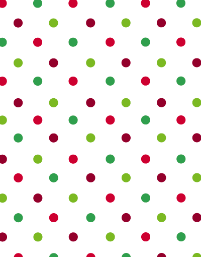 Festive Scalloped Tissue Paper for Gift Wrapping, Party Decorations & DIY Crafts - Holiday Dotology Design for Christmas, Birthdays & Special Occasions
