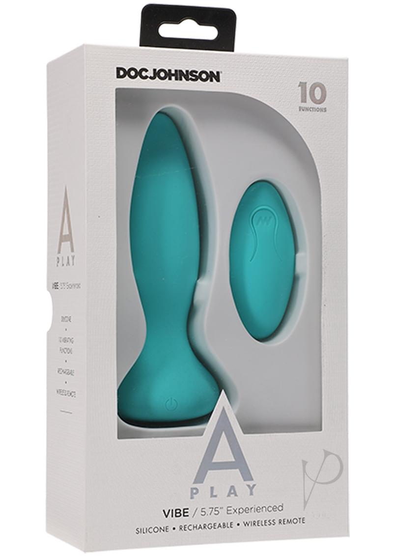 Remote Control Anal Plug - Premium Silicone Teal Butt Plug for Adults, Couples Play & Solo Pleasure - Perfect for BDSM, Roleplay & Spicing Up Your Sex Life