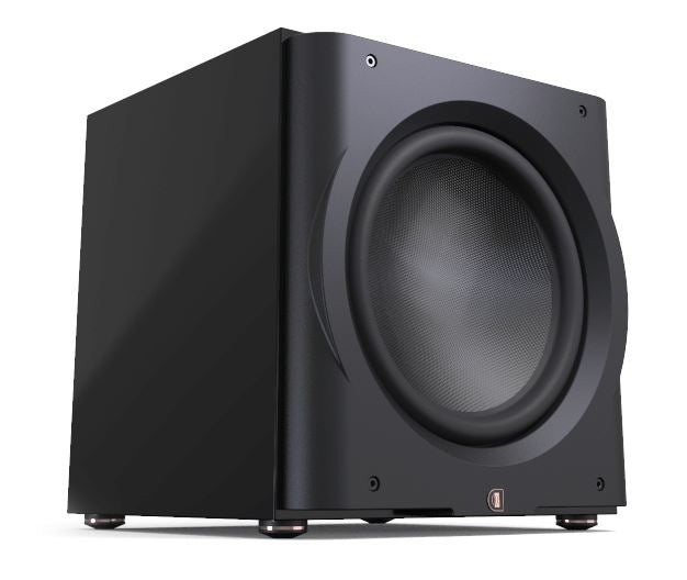 Perlisten Audio D15s High-Performance Subwoofer - Piano Black Finish | Deep Bass for Home Theater & Music Listening