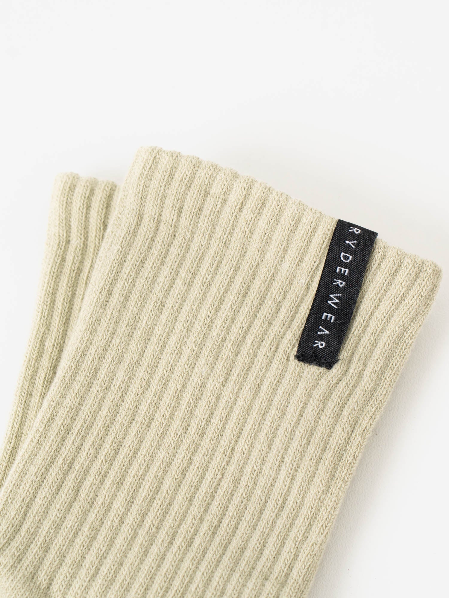Premium Matcha Stonewash Crew Socks - Soft Cotton Athletic Socks for Men & Women - Comfortable Casual & Workout Socks for Running, Hiking, and Everyday Wear