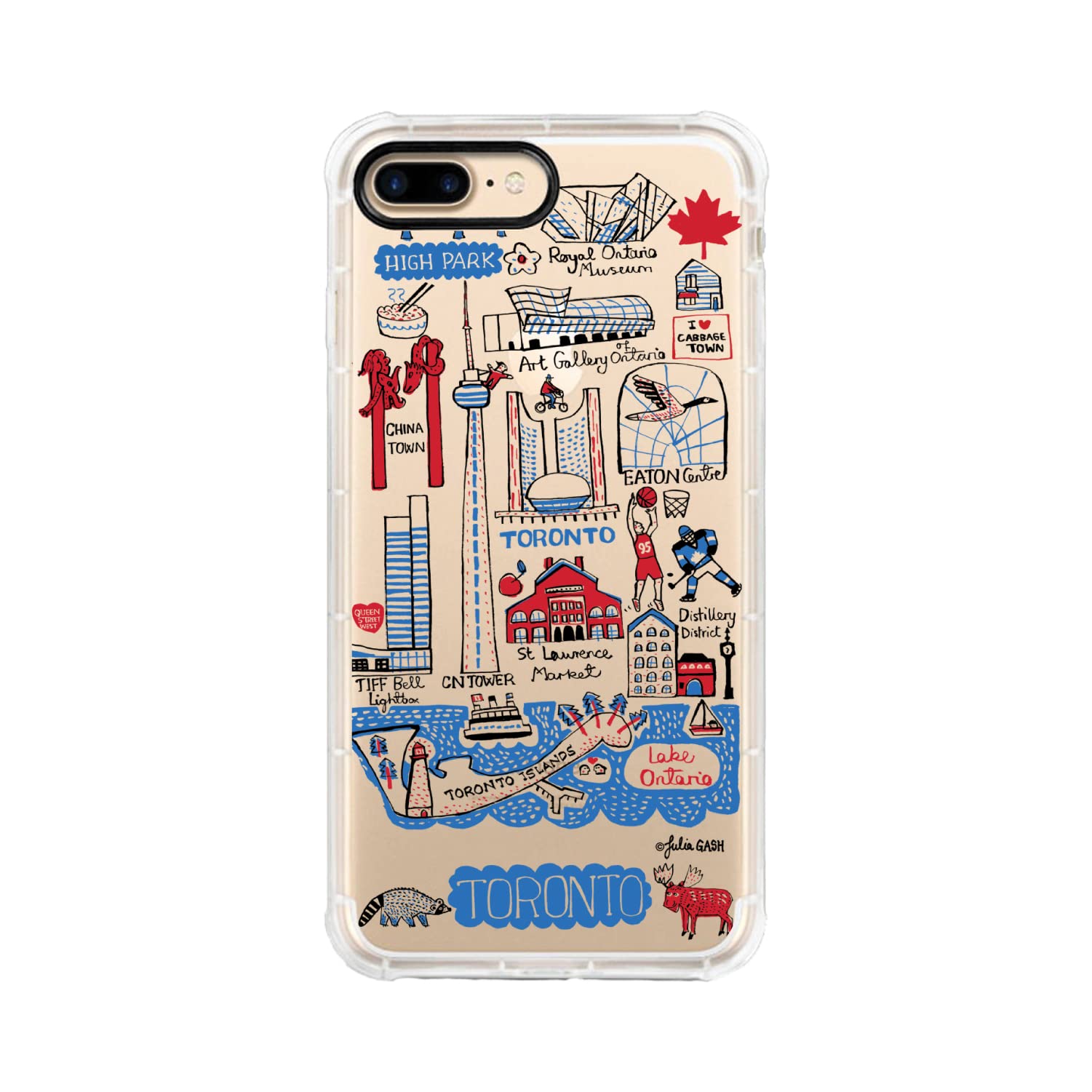 OTM Essentials Toronto Cityscape Travel Phone Case - Durable Protective Cover for iPhone & Samsung - Perfect for Travel, Sightseeing & Everyday Use