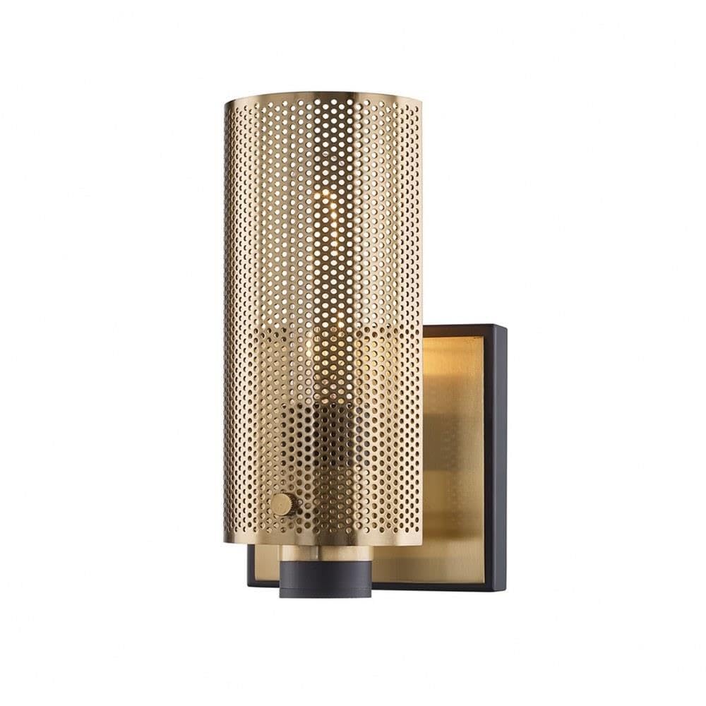 Pilsen One Light Wall Sconce - Modern Industrial Wall Light Fixture for Living Room, Bedroom, or Hallway - Dimmable LED Compatible - Easy Installation Indoor Lighting