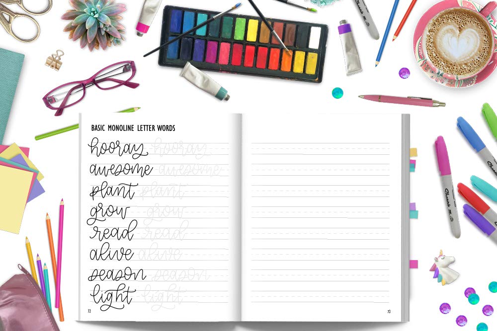 Modern Calligraphy & Hand Lettering Kit for Beginners - Complete Starter Set with Pens, Practice Sheets & Guide - Perfect for Wedding Invitations, DIY Crafts & Home Decor