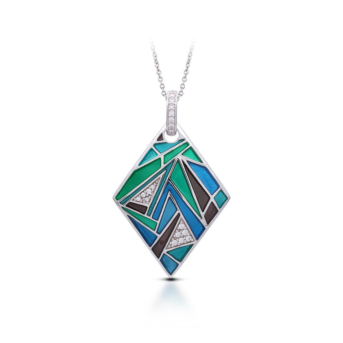 Chromatica Pendant Necklace - Elegant Stainless Steel Jewelry for Women | Perfect Gift for Birthday, Anniversary & Valentine's Day | Wear for Parties, Dates & Special Occasions
