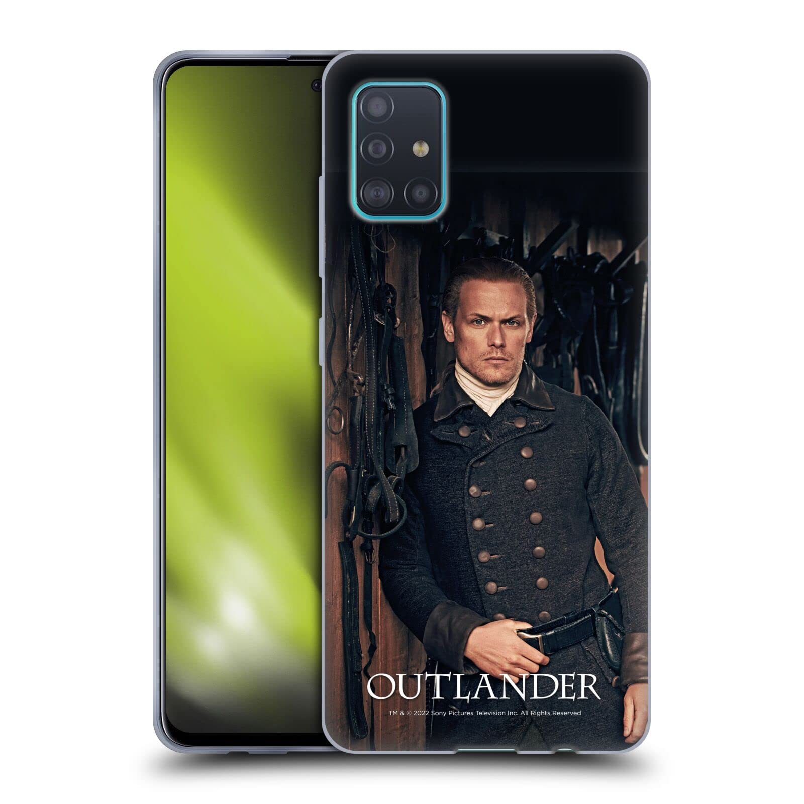 Outlander Jamie Fraser Season 6 Samsung Galaxy A51 Case - Officially Licensed Soft Gel Phone Cover by Head Case Designs, Perfect for Fans and Daily Protection