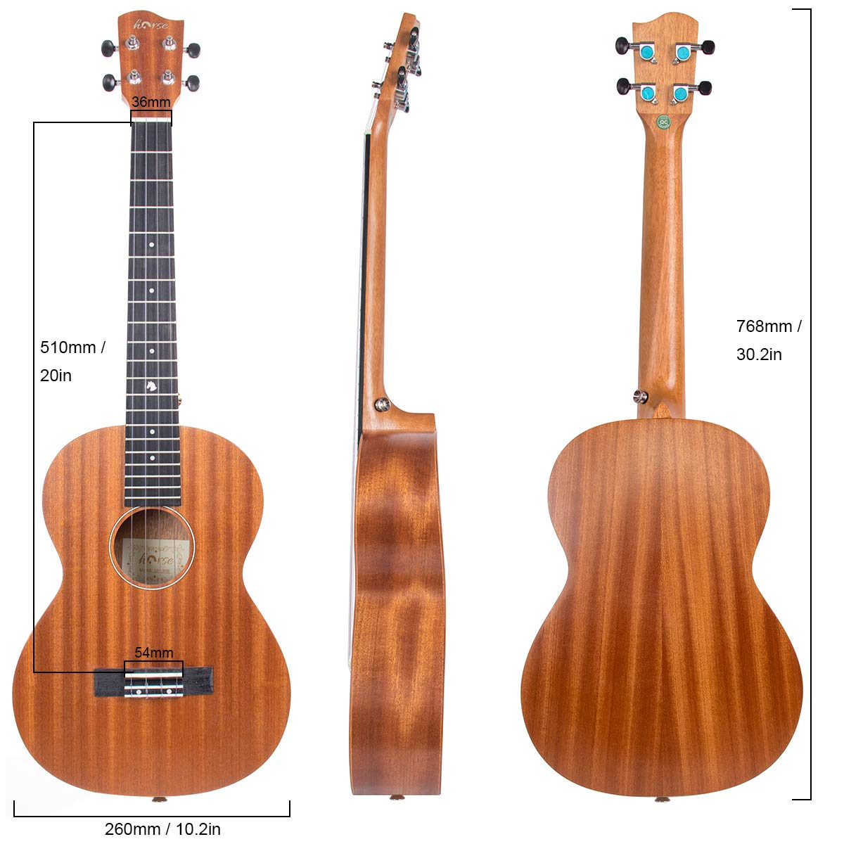 30 Inch Professional Baritone Ukulele for Adults - Premium Hawaiian Guitar with Gig Bag, Strap & OEM Strings - Perfect for Beginners, Performances & Travel - Yukelele, Ukelele, Ukalalee