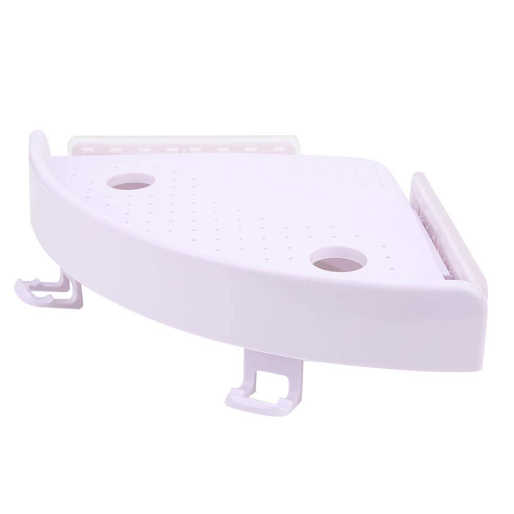 Shower Shelf - Bathroom Triangle Wall Mounted Corner Storage Organizer Rack for Shampoo, Soap & Bath Essentials | Space Saving Shower Caddy for Small Bathrooms
