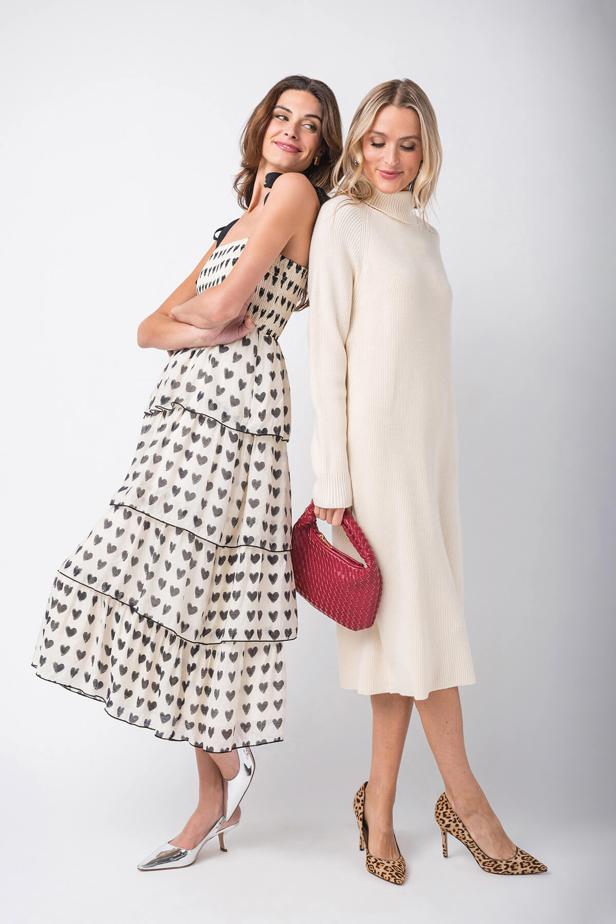 Stylish Mystree Turtleneck Midi Sweater Dress for Women | Fall Winter Knit Dress | Perfect for Office, Date Night & Holiday Outfits