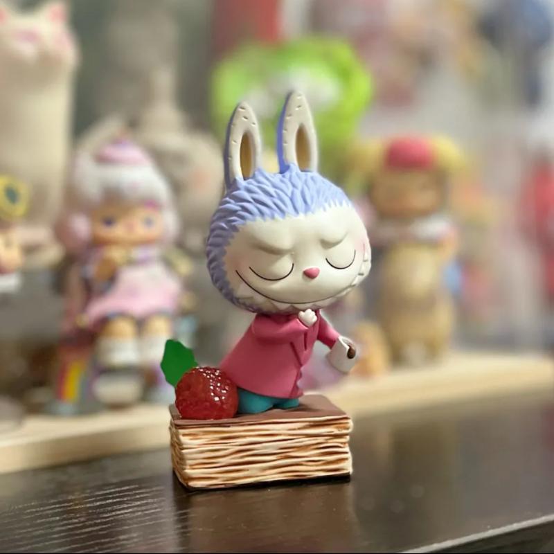 Labubu The Monsters Patisserie Series Caramel Mousse Napoleon - Collectible Vinyl Figure for Anime Fans, Home Decor & Gift Idea