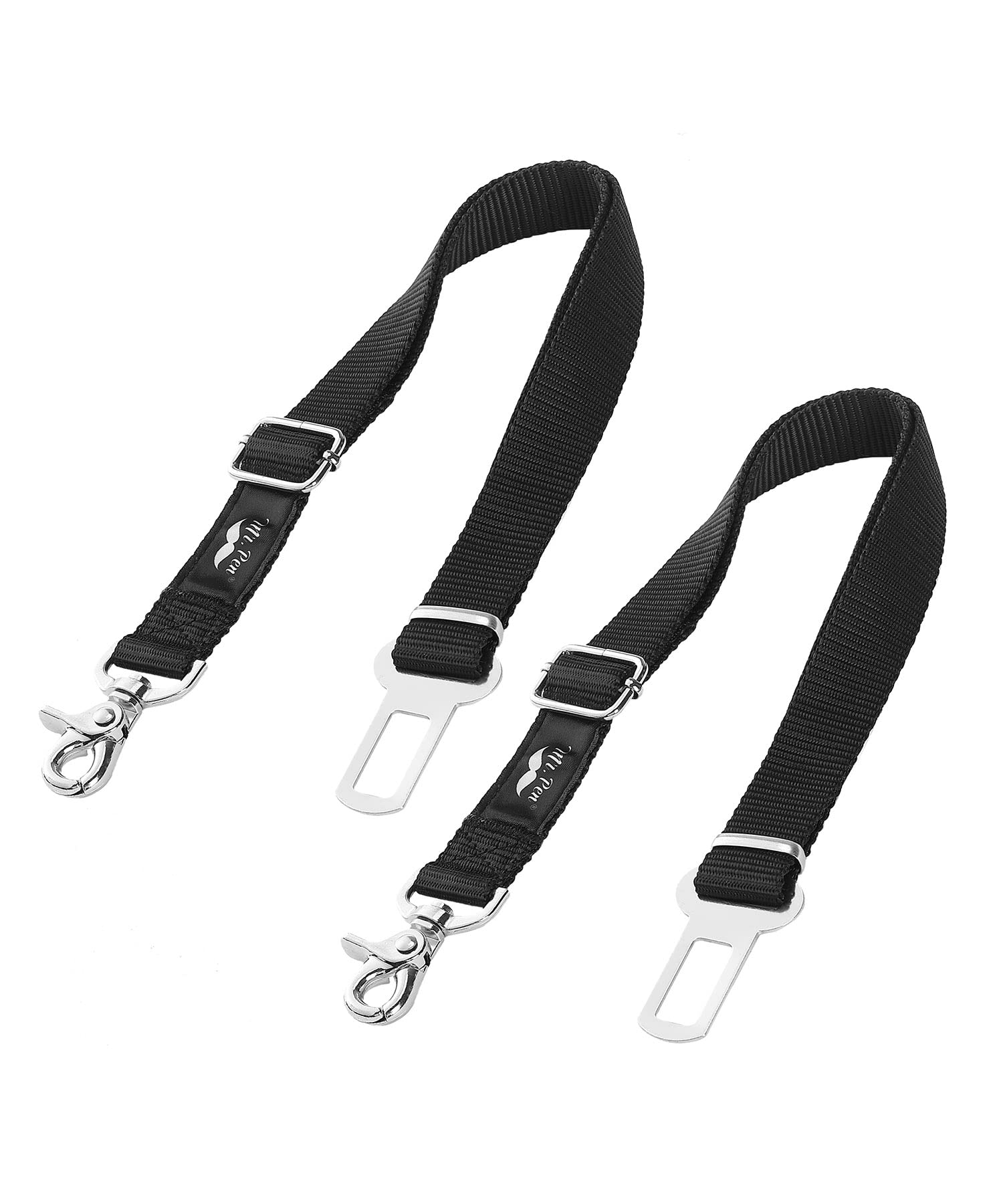 Mr. Pen Adjustable Dog Seat Belt for Car - 2 Pack, Pet Safety Harness with Car Leash for Small & Medium Dogs | Perfect for Road Trips, Vet Visits & Daily Commutes