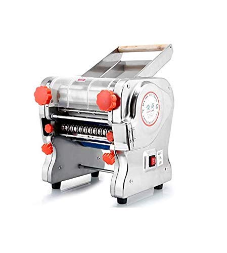 220V Electric Pasta Press Maker Machine for Home & Commercial Use - Dumpling Skin, Noodles, Veggie Pasta - Includes 220mm Pasta Knife - Perfect for Italian Cuisine, Asian Dumplings & Homemade Pasta