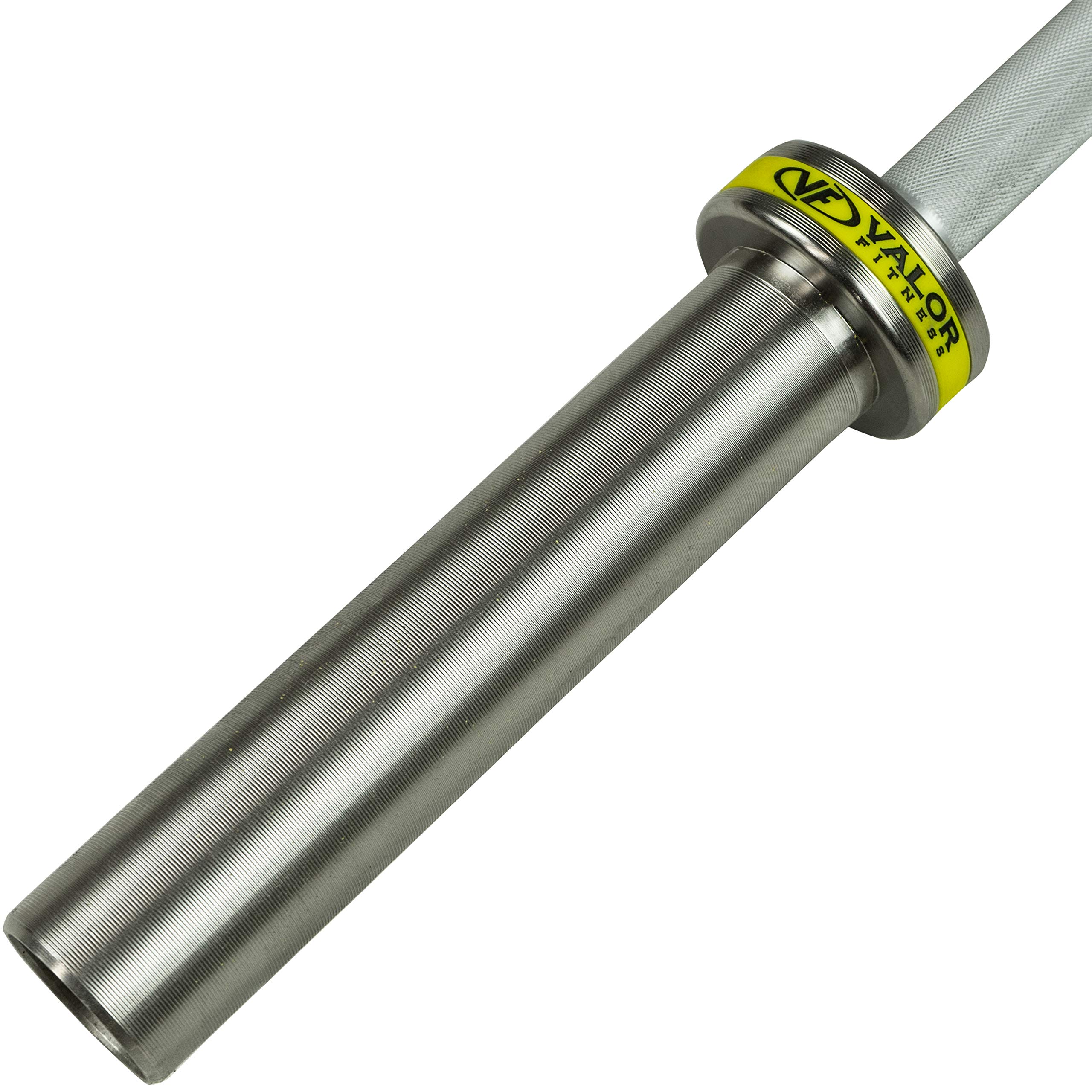 Valor Fitness OB-72T 6-Foot Olympic Training Barbell - 15lb Aluminum Technique Bar for Bench Press, Powerlifting & Weight Training | Perfect for Home Gyms, CrossFit & Strength Workouts