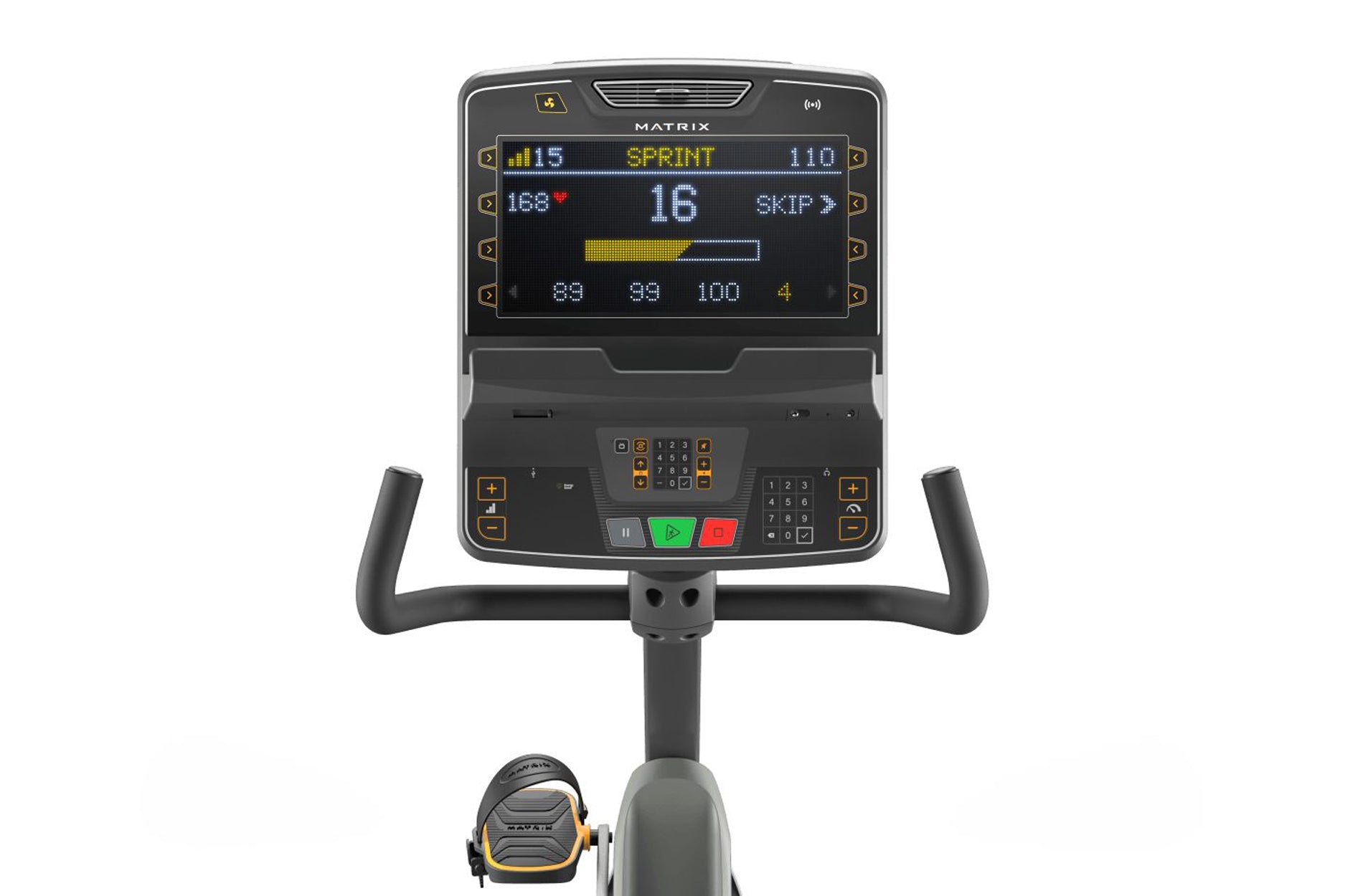 Matrix Performance Recumbent Exercise Bike for Home Gym - Indoor Cycling Bike with Adjustable Seat & Resistance - Perfect for Cardio Workouts, Physical Therapy & Senior Fitness