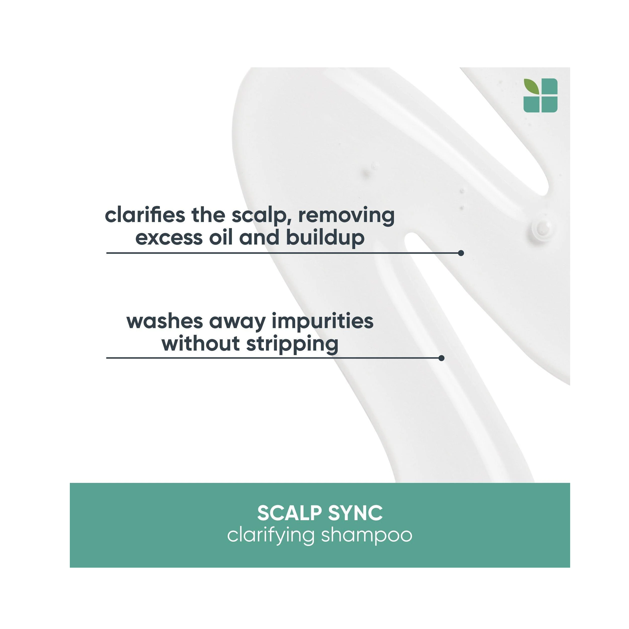 Biolage Scalp Sync Clarifying Shampoo for Oily Hair & Dandruff Control - Deep Cleansing & Scalp Care for Healthy Hair - Perfect for Daily Use & Sensitive Scalp