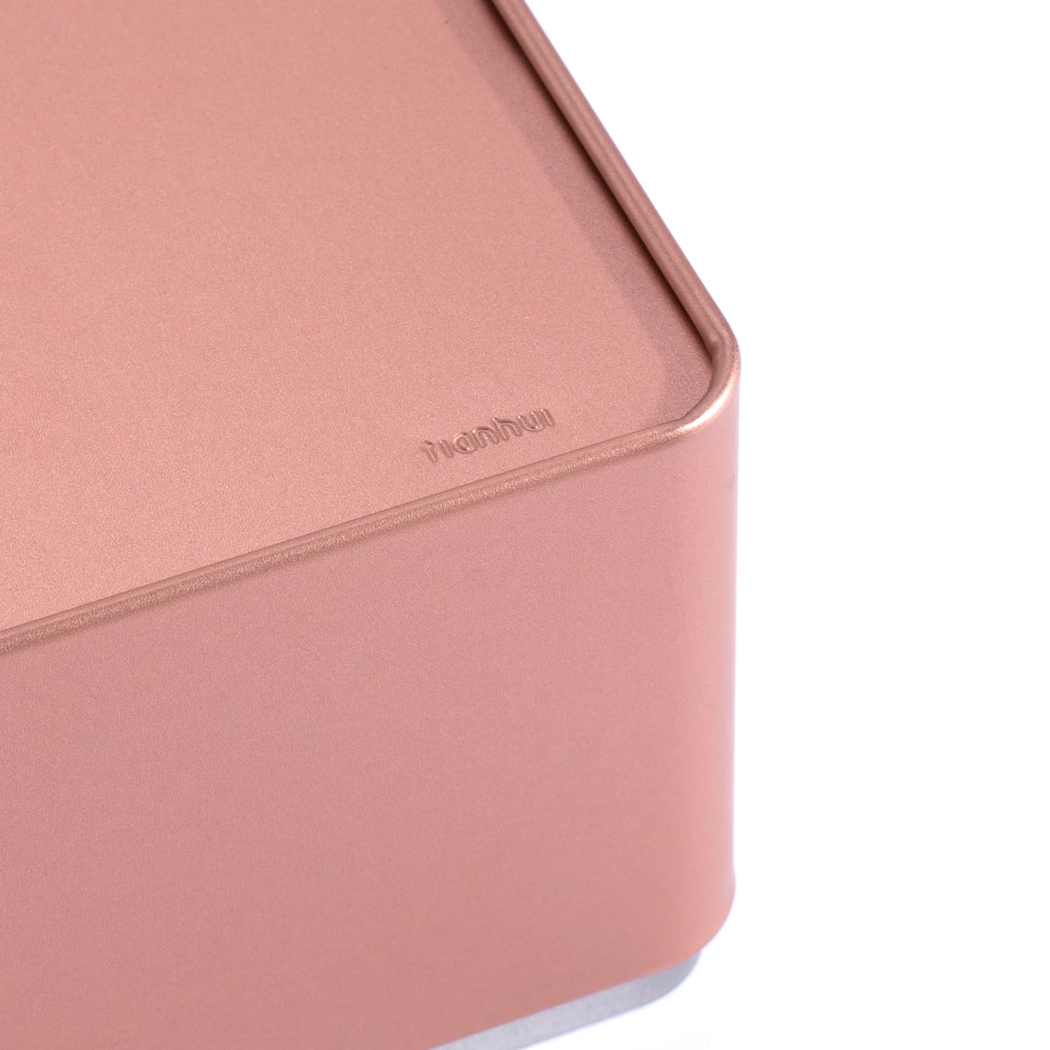Airtight Metal Food Storage Containers with Lids - Rose Gold Kitchen Pantry Organization Tin Box for Dry Food, Spices, Tea, Coffee & Baking Supplies | Perfect for Home, Office & Camping Use