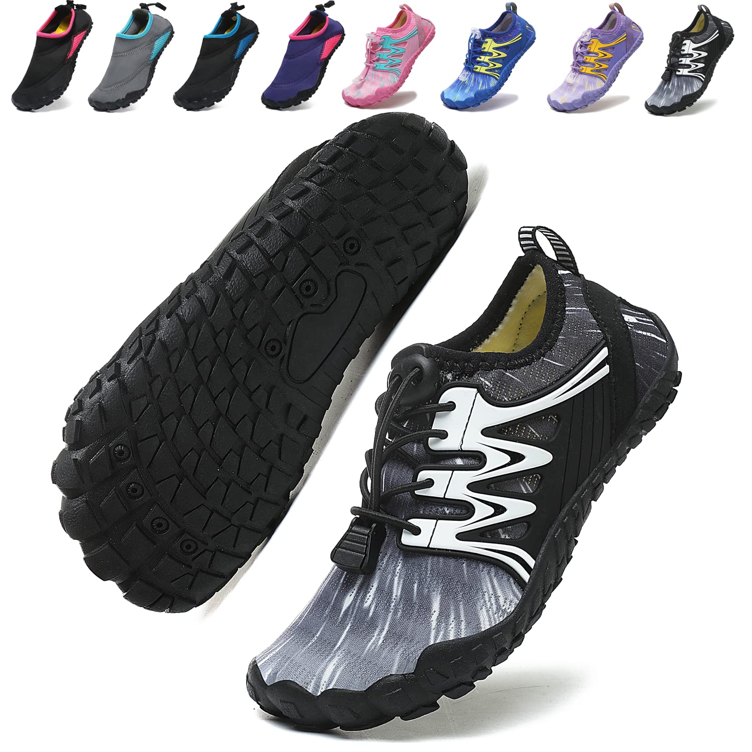 Todaysunny Kids Water Shoes for Boys & Girls - Toddler Swim Shoes for Beach, Pool & Outdoor Water Activities