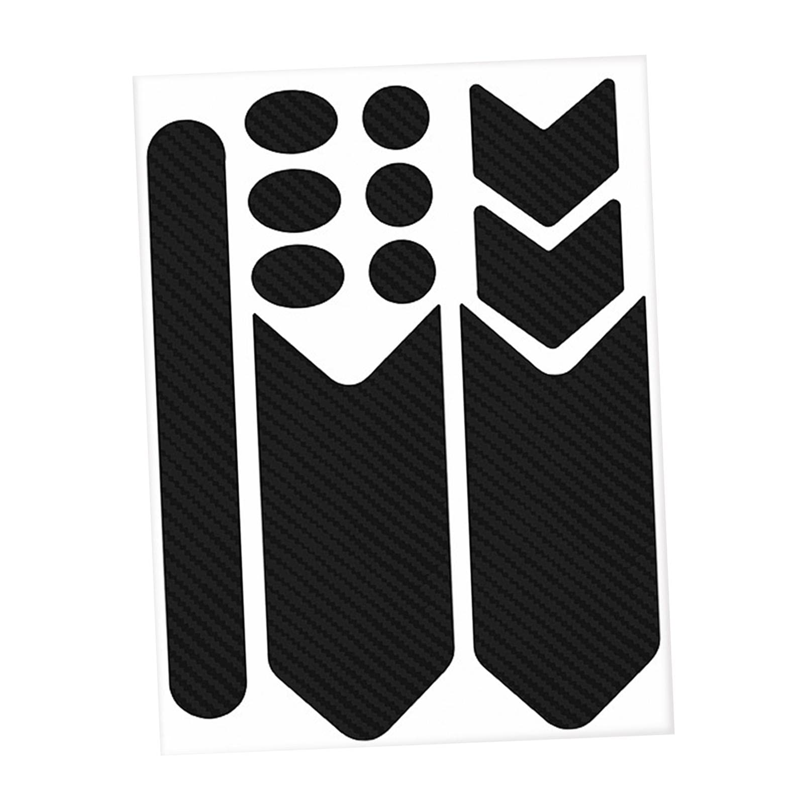 Premium Bike Frame Protector - Anti-Scratch Removable Cover for Mountain Bikes - Carbon Fiber Black - Perfect for Forks & Chainstays