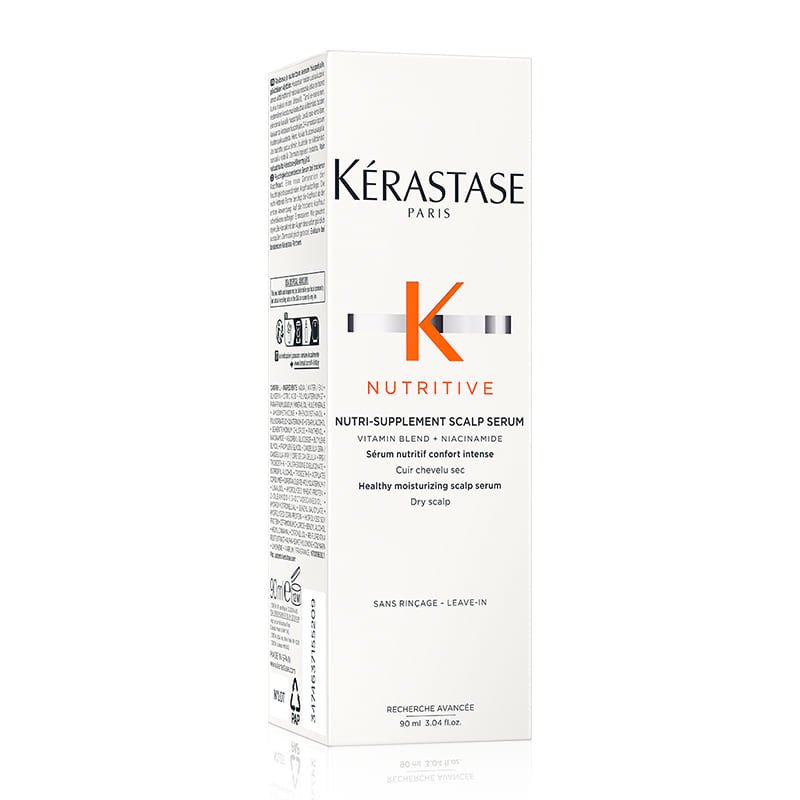 Kérastase Nutritive Nutri-Supplement Scalp Serum for Dry Hair - Hydrating Treatment for Flaky Scalp & Split Ends | Perfect for Daily Hair Care & Styling