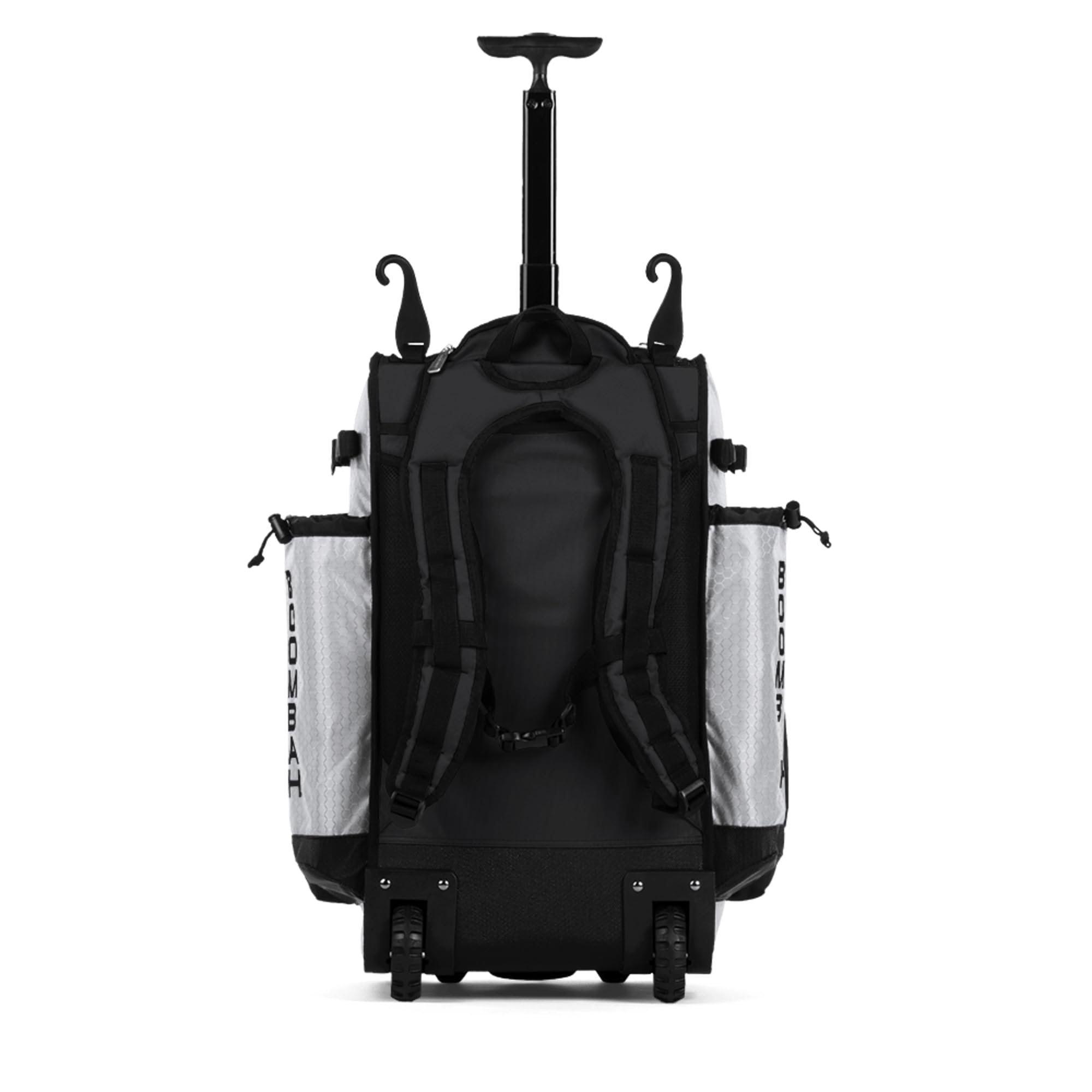 Boombah Superpack Hybrid Rolling Bat Bag - Wheeled & Backpack Style for Baseball & Softball Players | Perfect for Travel & Team Practices