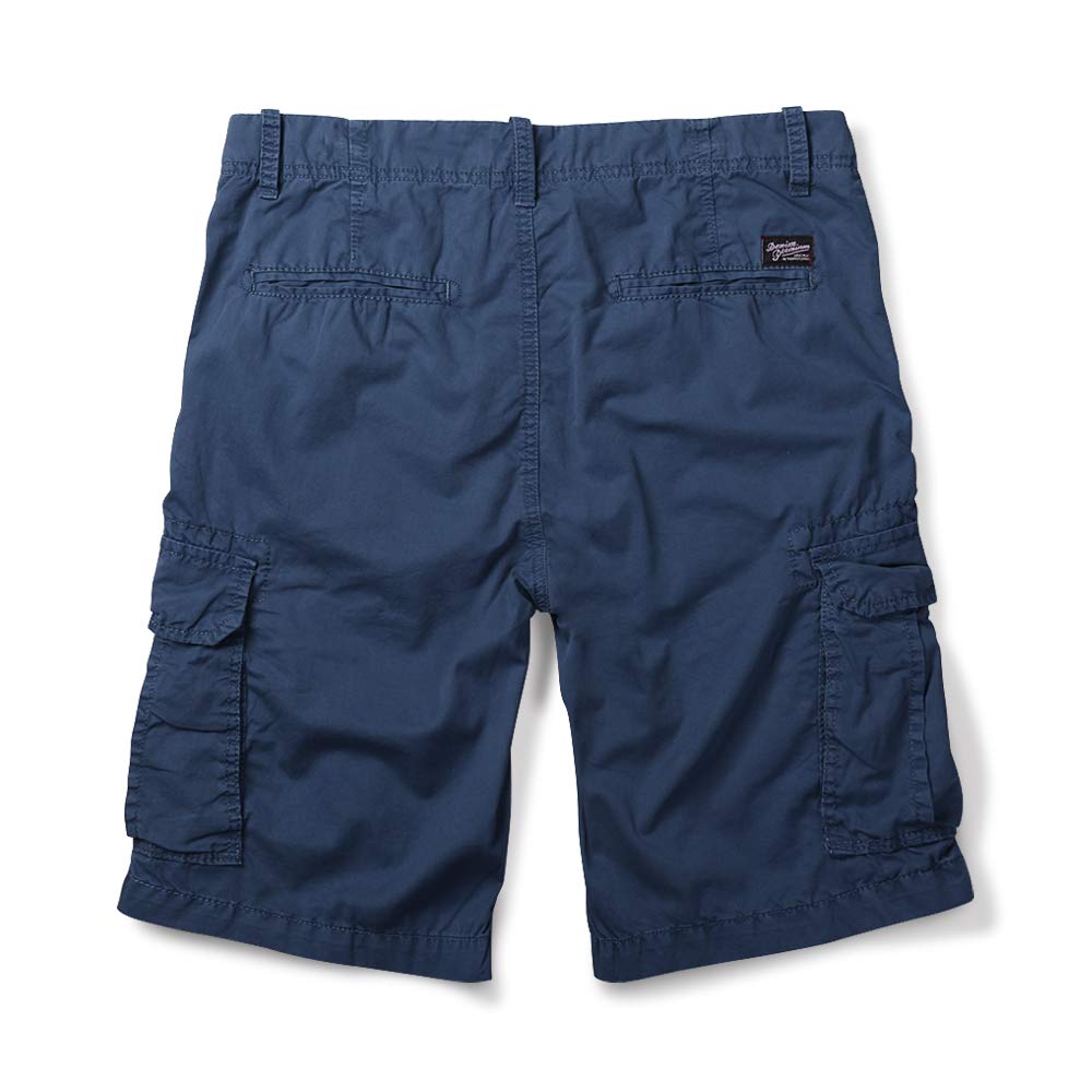 OCHENTA Men's Lightweight Cargo Shorts with Multiple Pockets - Breathable Cotton Casual Shorts for Summer Outdoor Activities (Hiking, Travel, Gym) No Belt Needed