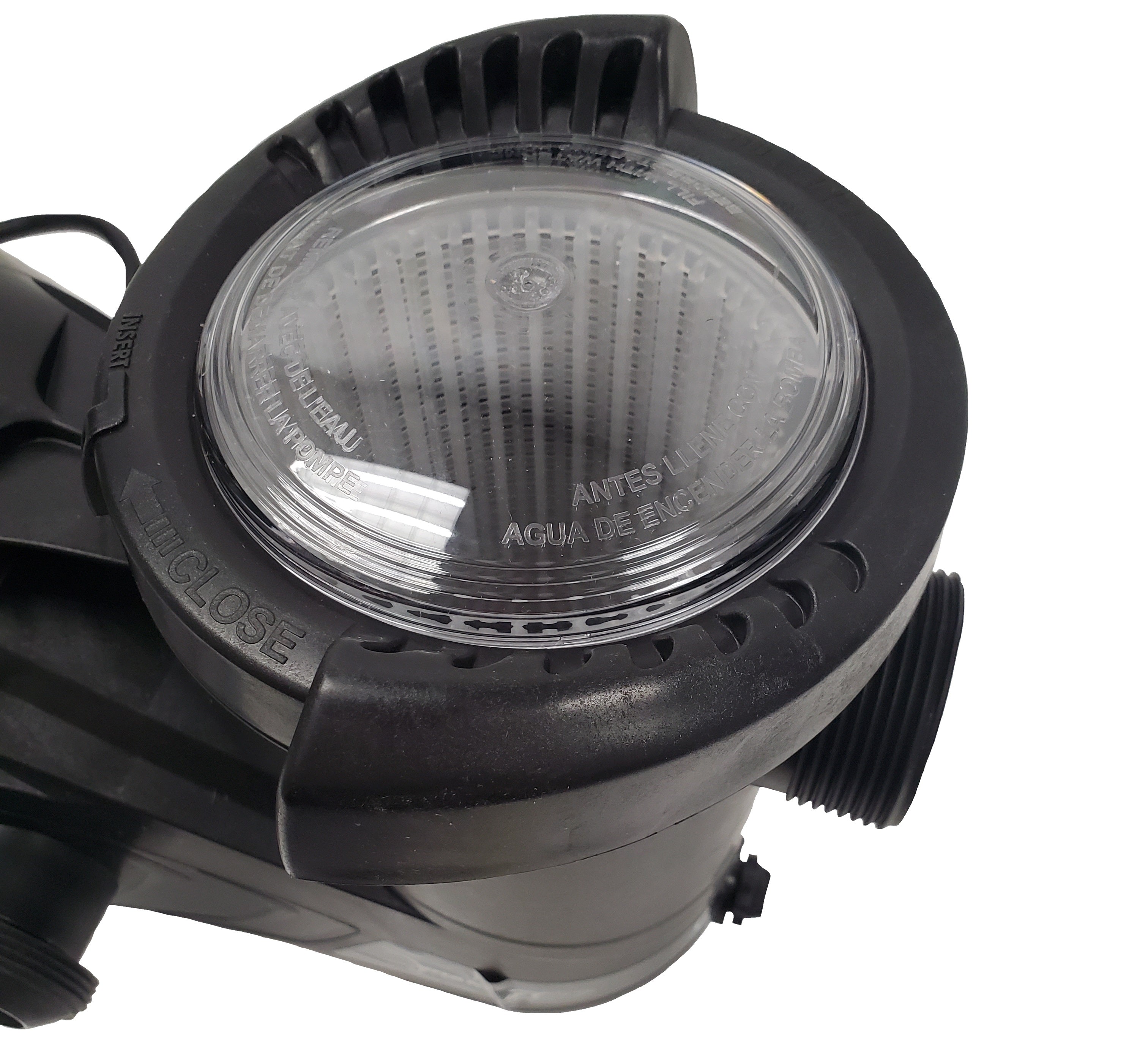 1.5 HP 2 Speed Sharkjet Series Horizontal Discharge Above Ground Pump - Heavy Duty Water Transfer for Pools, Irrigation & Flood Control