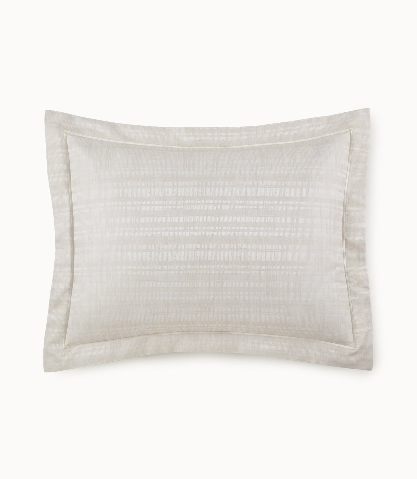 Biagio Jacquard Sham Pillowcase Set - Luxury 100% Cotton Decorative Pillow Cover for Bedroom & Living Room - Perfect for Home Decor, Sofa, Couch, and Guest Room