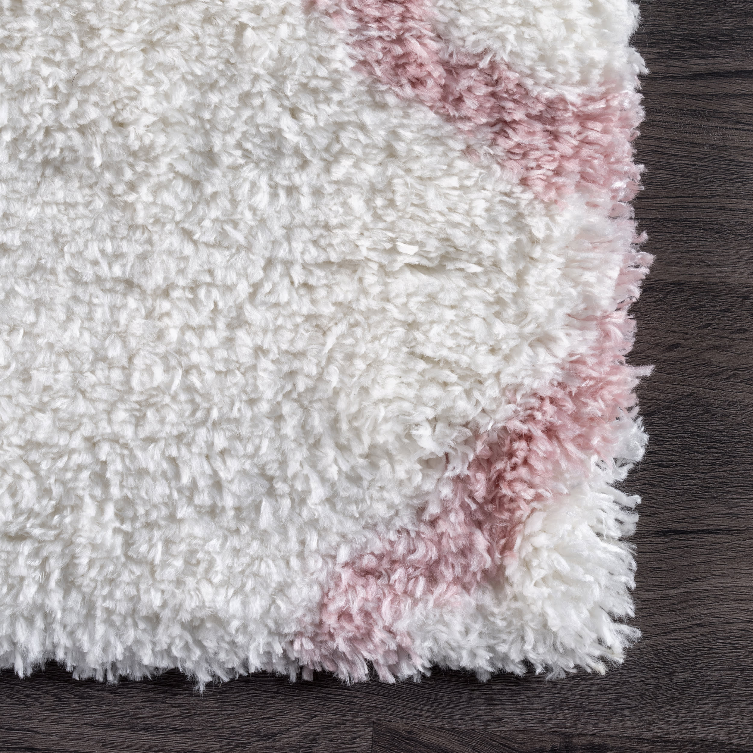 Luxury Diamond Rug in Baby Pink - Soft & Plush Nursery Carpet for Baby Room Decor, Playroom Floor Mat, Girls Bedroom Accent - Perfect for Nursery, Kids Room, and Play Areas