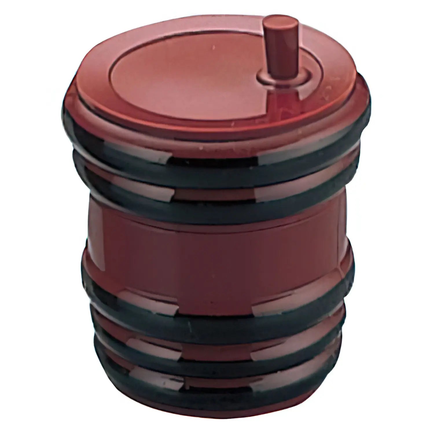 Premium Fukui Craft Plastic Barrel-Shaped Shichimi Cruet - Japanese 7 Spice Shaker for Ramen, Udon & Sushi - Durable & Portable Seasoning Dispenser for Home & Restaurant Use