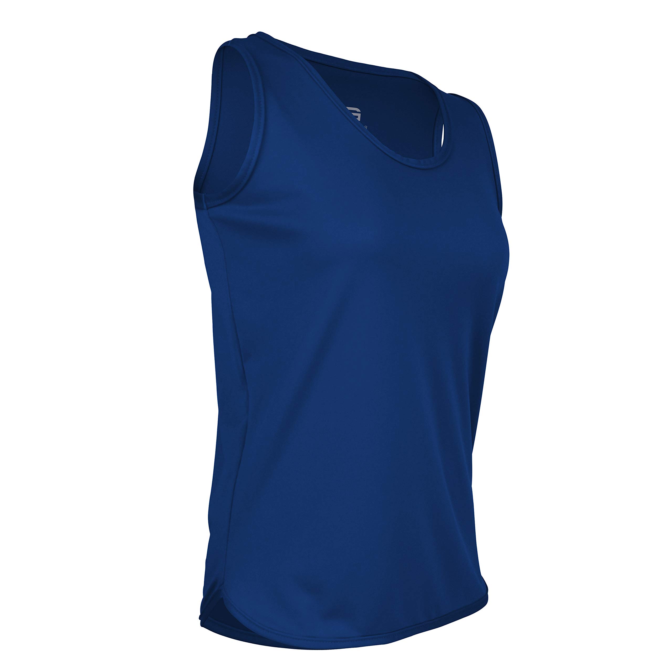 Game Gear PT-903W-CB Women’s Lightweight Track Singlet - Moisture & Odor Control - Perfect for Running & Gym Workouts