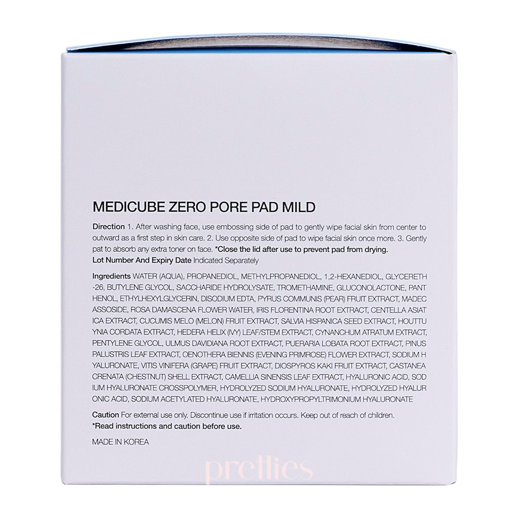 Medicube Zero Pore Pad Mild - 70 Count Exfoliating Pads for Sensitive Skin | Gentle Pore Care & Blackhead Removal | Daily Skincare Routine