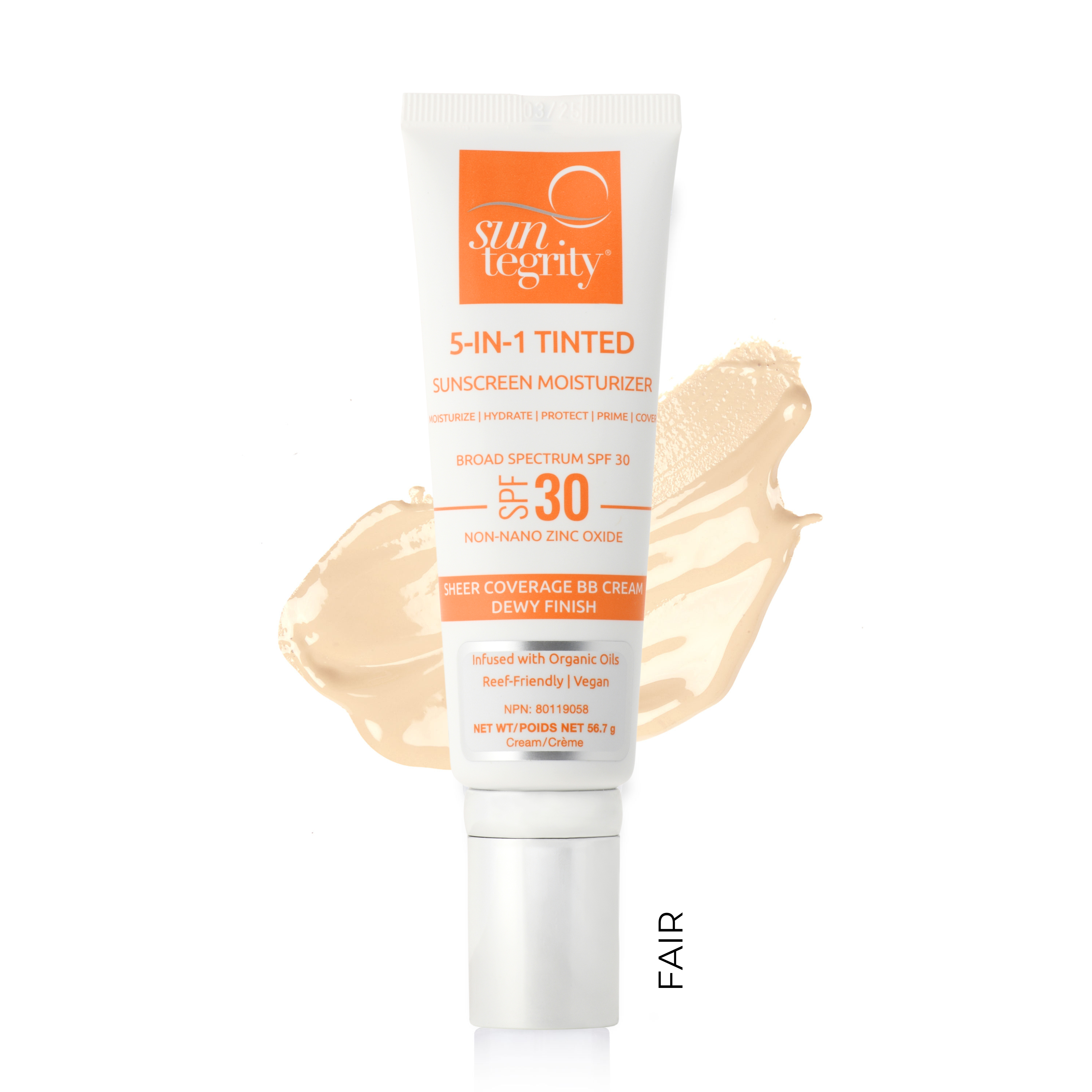 5 IN 1 Natural Moisturizing Face Sunscreen SPF 30 - Hydrating, Anti-Aging & Broad Spectrum Protection | Perfect for Daily Use, Outdoor Activities & Beach Days