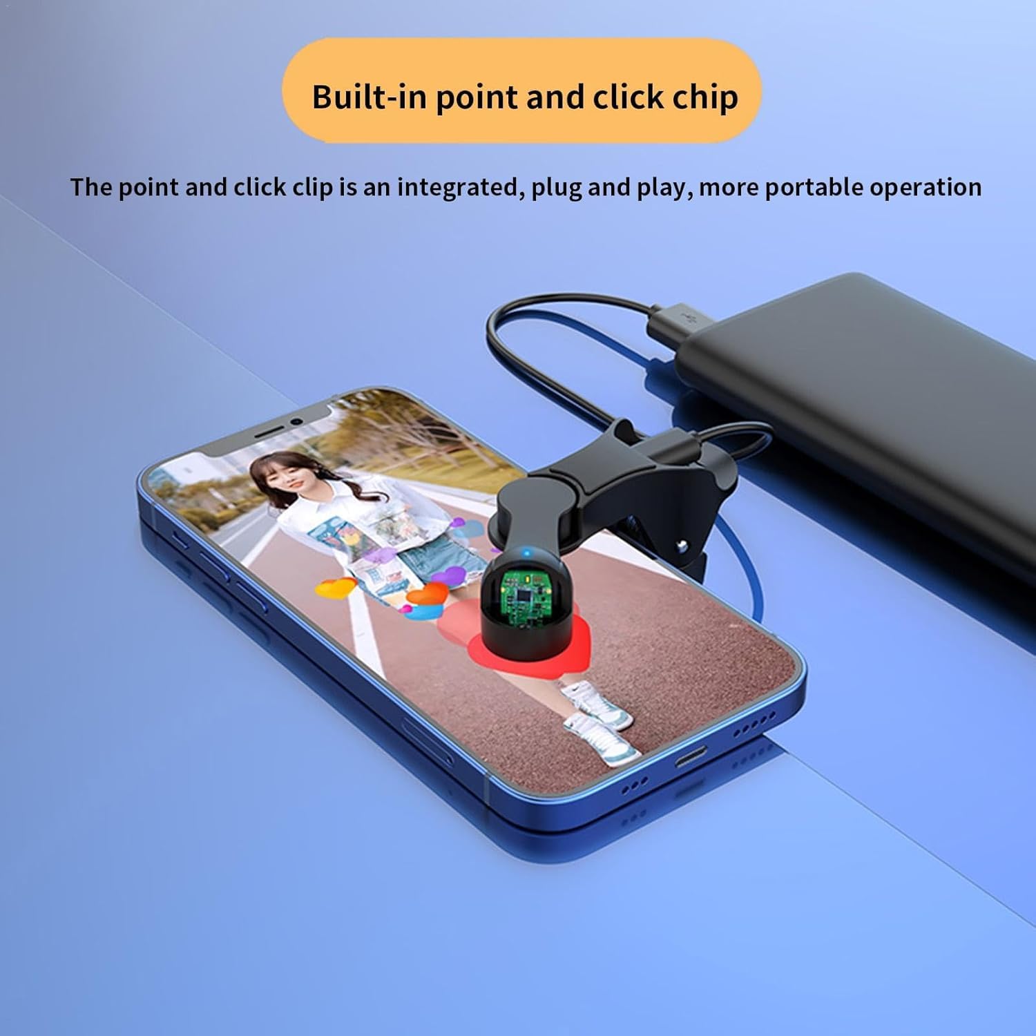Auto Clicker for Smartphone - Fast Screen Tapping Tool for Mobile Apps, Games & Live Streaming - Continuous Click Simulation Gadget (Perfect for Gaming, Social Media & Productivity Apps)