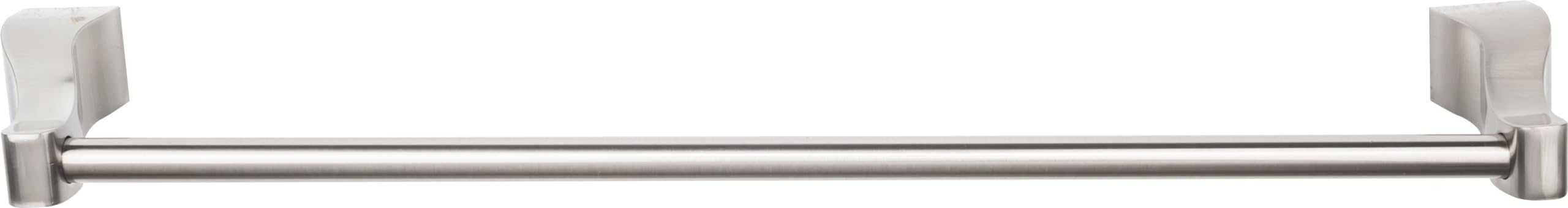 Top Knobs AQ8-PC Chrome Single Towel Rod for Bathroom - Modern Aqua Bath Towel Bar for Hand & Bath Towels - Perfect for Bathroom, Spa & Luxury Home Decor