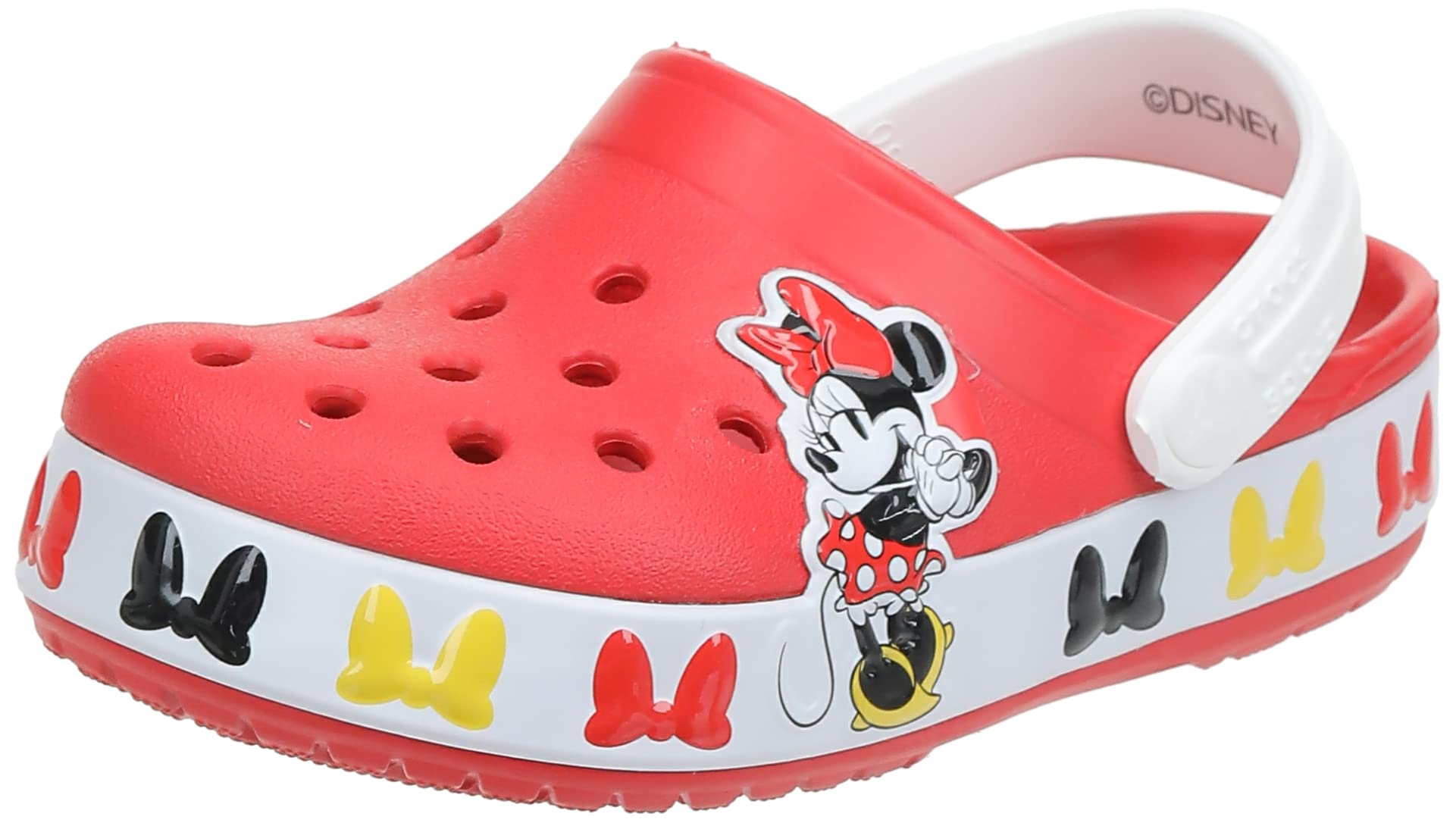 Crocs Kids Disney Mickey & Minnie Mouse Clogs - Lightweight Comfortable Slip-On Shoes for Boys & Girls | Perfect for Playtime, School & Outdoor Adventures
